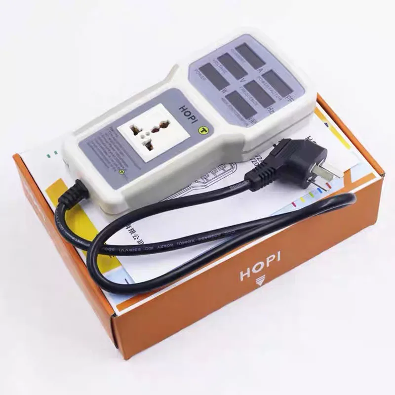 

Handheld Power Monitor Energy Meter Analyzer HP9800 20A LED Saving Lamps Tester EU/AU/UK/US Plug Socket