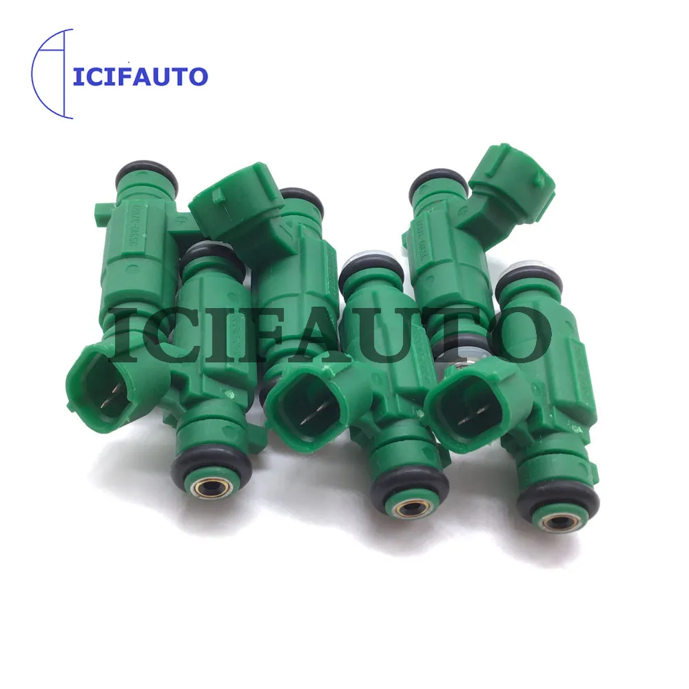 6X Fuel injector For Kia Rio Rio5 1.6L 2006-2011 35310-37150 / 3531037150