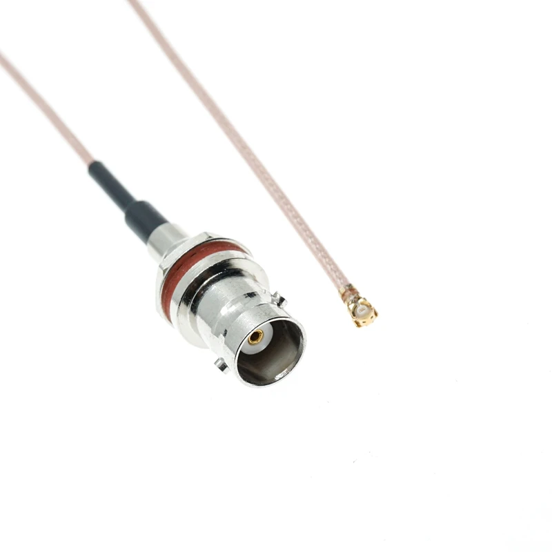 

IPX IPEX UFL U.FL to BNC female jack bulkhead o-ring connector RF RG178 Cable Pigtail Coaxial Mini PCI WIFI WLAN S