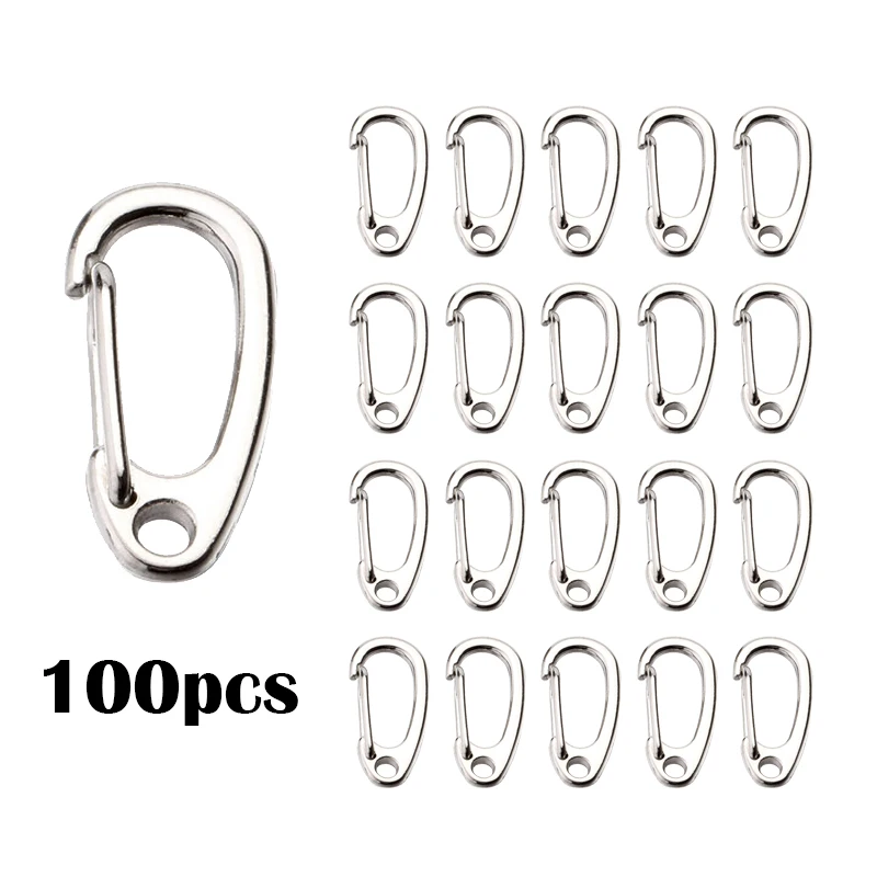 PARETO 22mm Small Swivel Snap Hook Key Rings 100Pcs PK10ss