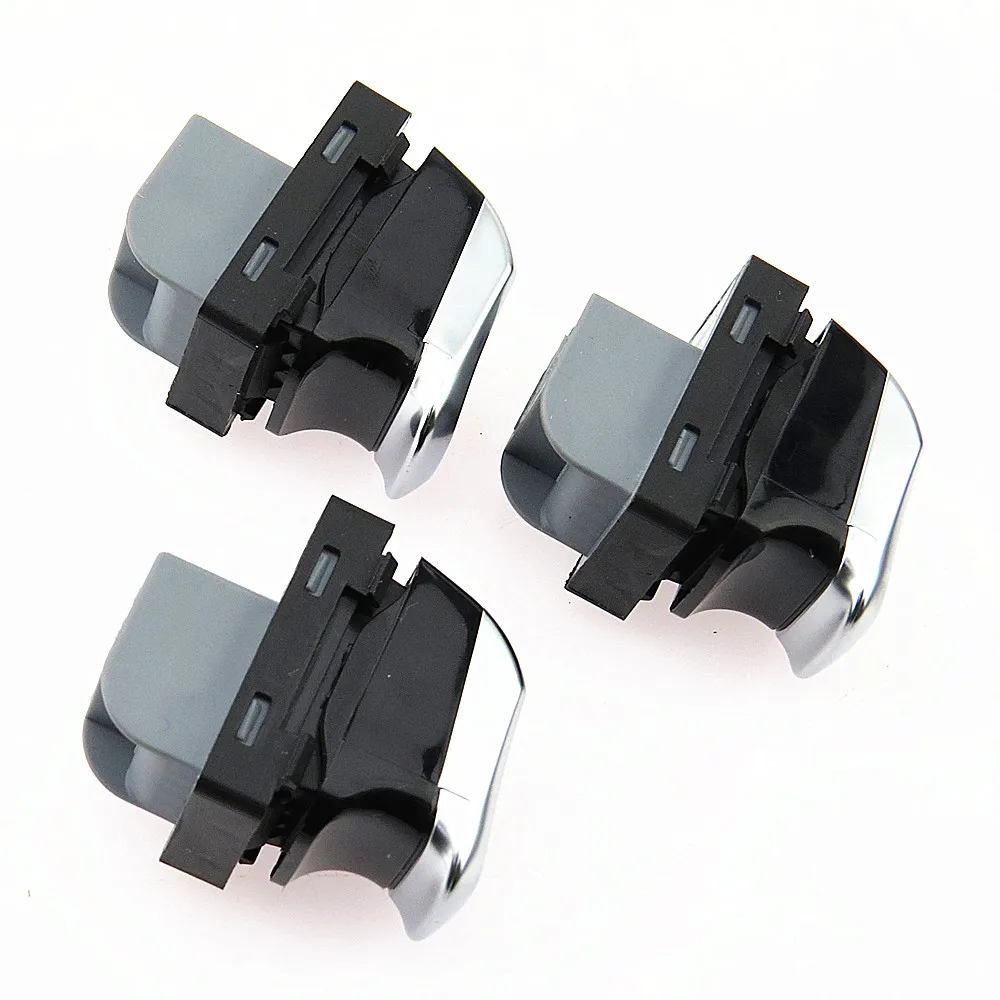 SCJYRXS 3 Pcs Passenger Chrome Window Glass Control Switch Button For A6 Allroad A8 S8 RS6 RSQ3 A6 S6 Q3 RS7 8KD 959 855 A