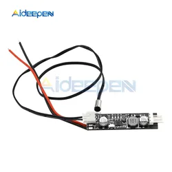 2-3 Wire DC 5V 12V PWM Fan Speed Controller Governor NTC 50K Temperature Probe Sensor 40cm Temperature Controller Speed Governor