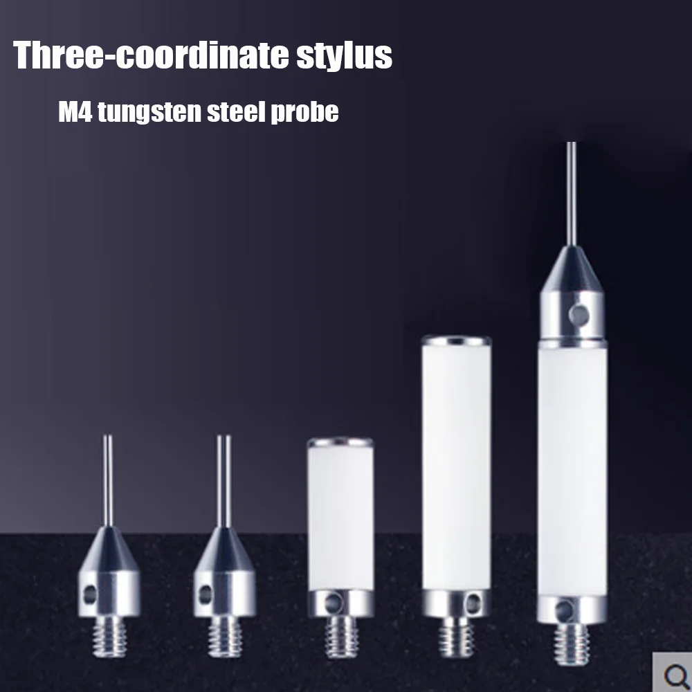 Three Coordinate Stylus Three-dimensional Probe M4 Tungsten Steel Probe Ceramic Extension Rod Cnc Machine Tool Stylus