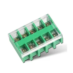 1PCS JF5-6/2 Copper Terminal Blocks 40A/2P 660V Universal DIN Rail Mounted Wire Dual Row Connector 2.5-6mm2