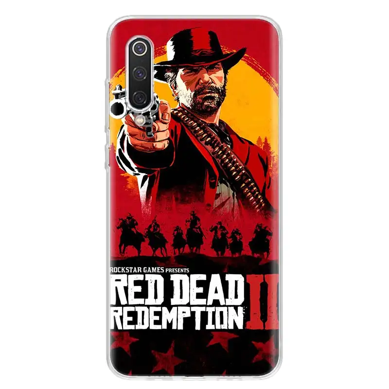 Red Dead Redemption 2 Phone Case For Xiaomi Redmi Note 13 Pro + 5G 10 10A 10C 12 12C 9 9A 9C 9T 8 8A 7 7A 6 Pro S2 6A K40 Cover