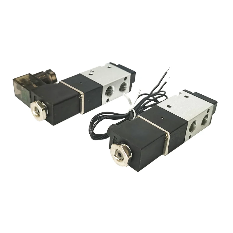 3V110-06 3V110-06-NO Solenoid Air Valve 3 Poort 2 Positie 1/8 "Normaal Gesloten Valvula Neumatico, kleppen Pneumatica DC12V DC24V Ac