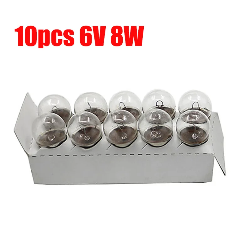 10X 6V 8W Turn Signal Winker Light Bulbs For Honda ST70 CB125 CB100 S90 CS CL90