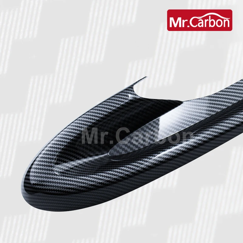1Pcs Car gear lever panel ABS Plastic Decorative Cover Carbon Style Protective Sticker For BMW MINI ONE JCW COOPER S F55 F56 F57