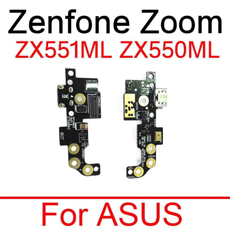 

Зарядная Плата USB для Asus Zenfone Zoom ZX551ML ZX550ML, разъем для зарядного устройства, гибкий кабель, запасные части