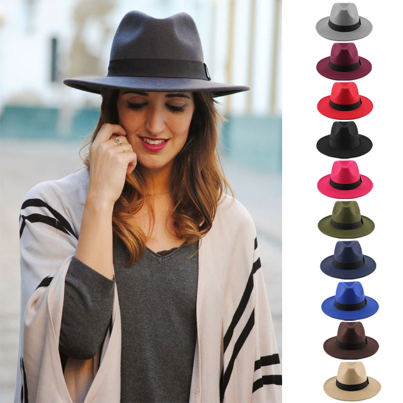 2 taglie genitore-figlio uomo donna bambini Panama cappelli cappelli a tesa larga cappelli Fedora Trilby Jazz Outdoor Travel Party Street Style