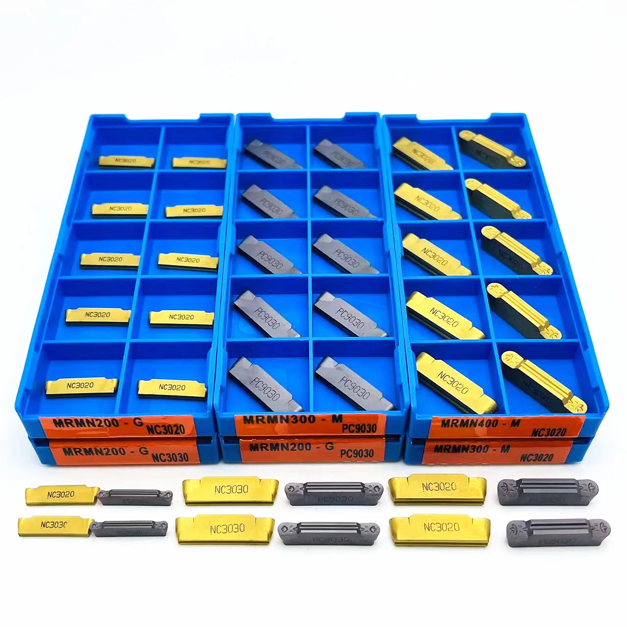 เครื่องตัด PC9030 NC3030 MRMN300 MRMN200ใบมีดสำหรับพรากจากกันและเซาะร่อง200คาร์ไบด์แทรก mesin bubut CNC