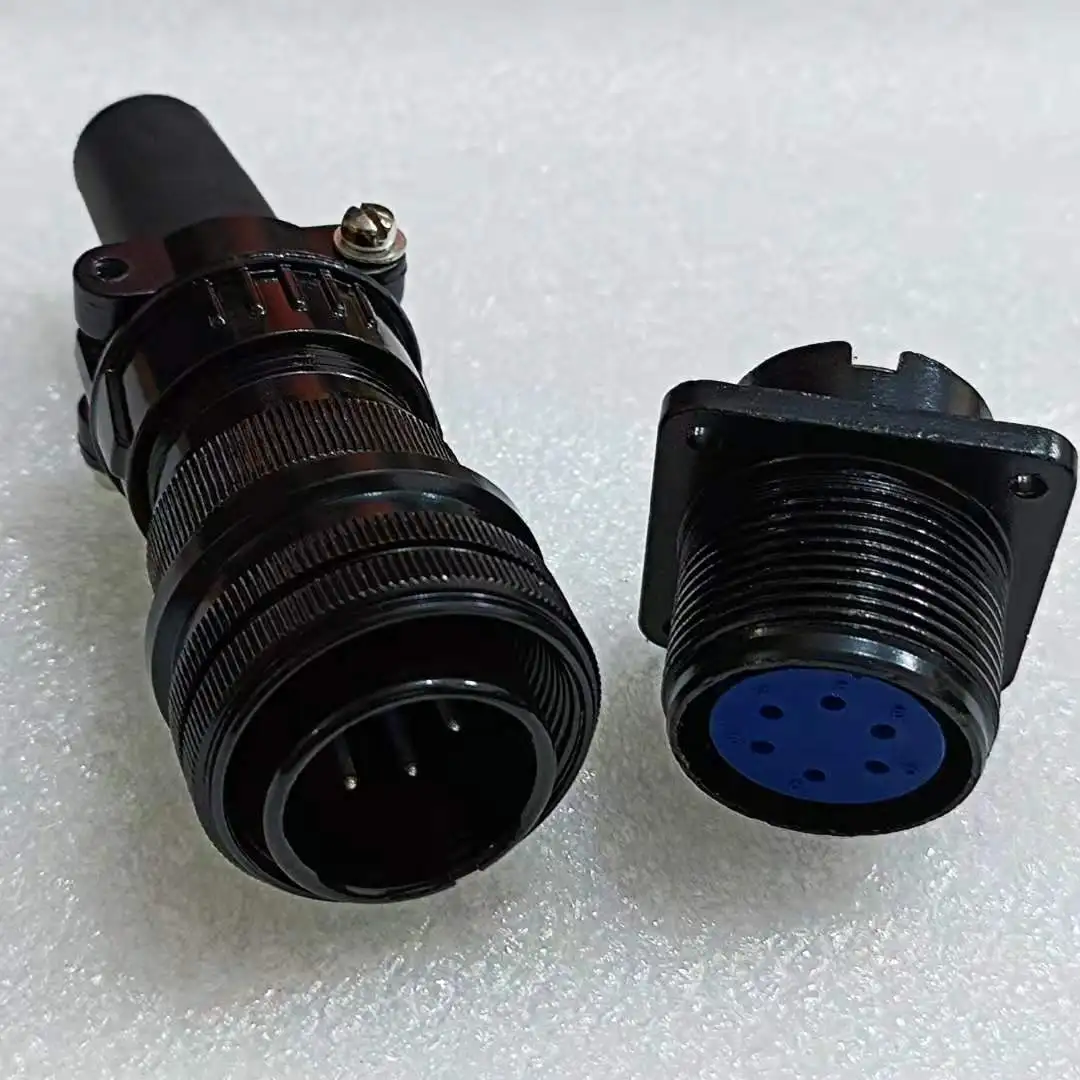 6 Pin  Plug  Sock  For Welding Torch  Weld Machine Connector