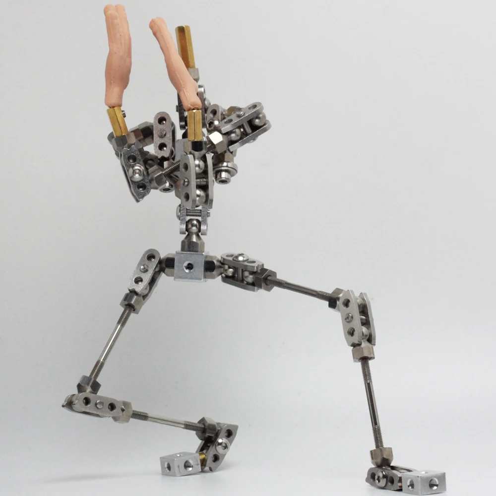 Upgraded Ready-to-assemble PMA-24 24cm high quality stainless steel animation armature puppet for Stop Motion Character