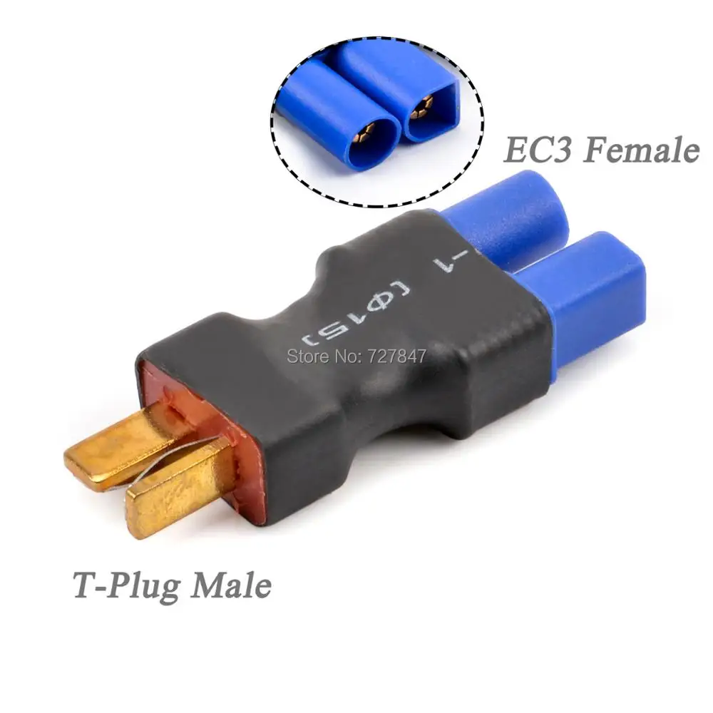 Adapter EC5 / EC3 to XT60 T Deans Female / Male Connectors Plug RC Lipo Battery Control Parts DIY