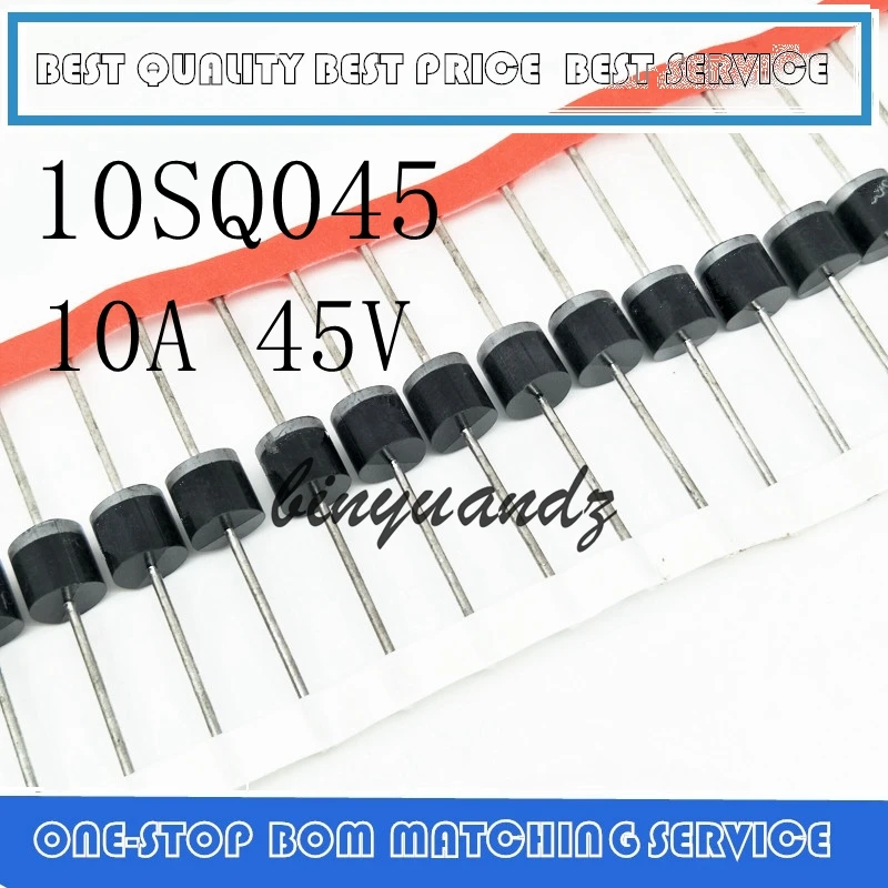 Freies Verschiffen 100 Teile/los 10SQ045 10A 45V R-6 PEC Neue Original Hohe qualität Schottky Diode