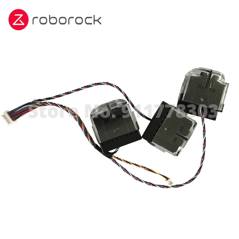 Original อะไหล่ขวาและซ้าย Cliff สำหรับ Roborock S60 S61 S65เครื่องดูดฝุ่นหุ่นยนต์ Sensor กันชน