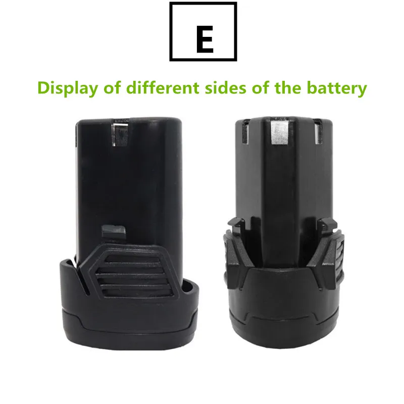 Trapano a mano 18650 batteria ricaricabile cacciavite elettrico di grande capacità batteria 12V batteria al litio per elettroutensili