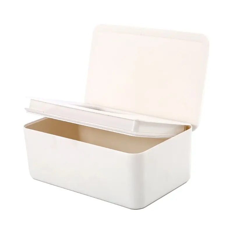 

Durable PP Wet Wipes Dispenser Holder Tissue Storage Box Case with Lid for Home Stores