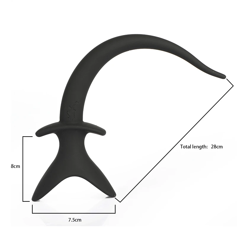 실리콘 강아지 꼬리 애널 오픈 플러그, G 스팟 테일, 엉덩이 플러그, 코스프레 액세서리, 애널 확장기, 개 역할극