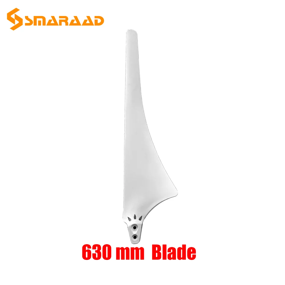 

New Arrival 530mm 550mm 580mm 630mm High Strength Nylon Blades for Horizontal Wind Turbine 400w DIY for Wind Generator