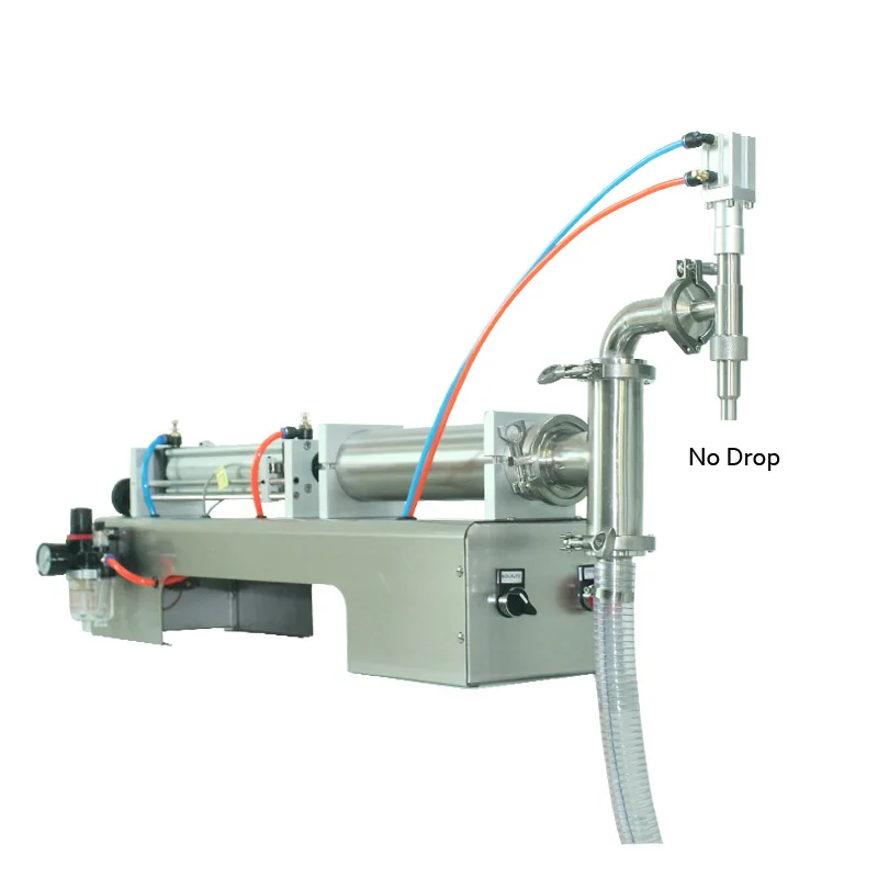 낙하 방지 충전 기계, 액체 물질 투여 필러, 공압 피스톤 보틀링 장비, 물 재포장 필러
