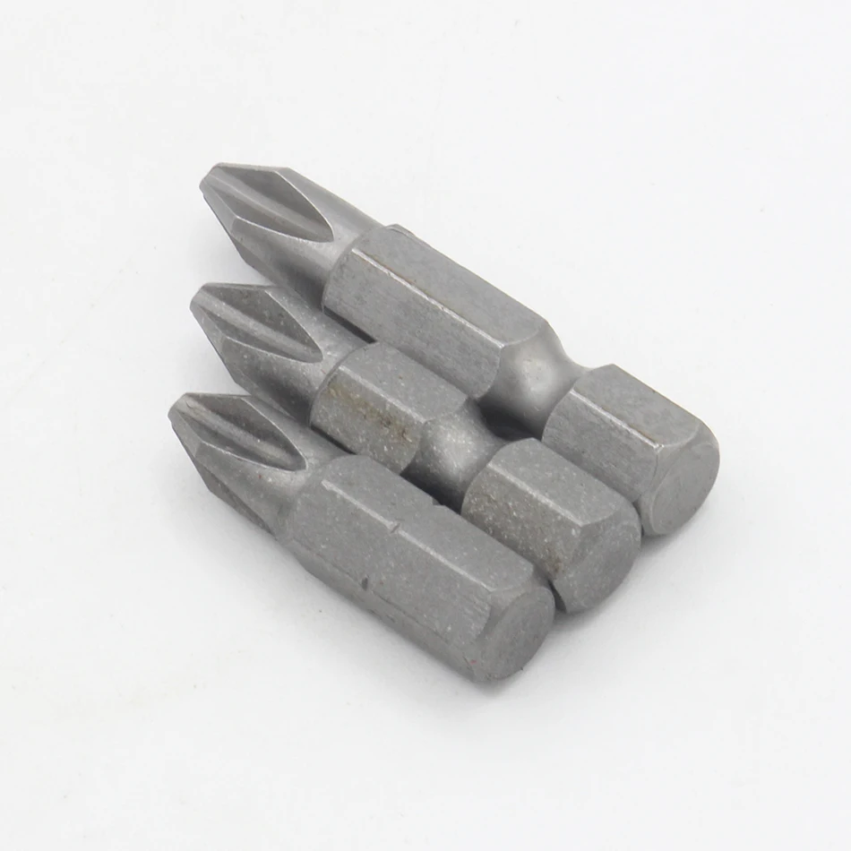 Chave de fenda phillips magnética com haste hexagonal, pontas elétricas para chave de fenda