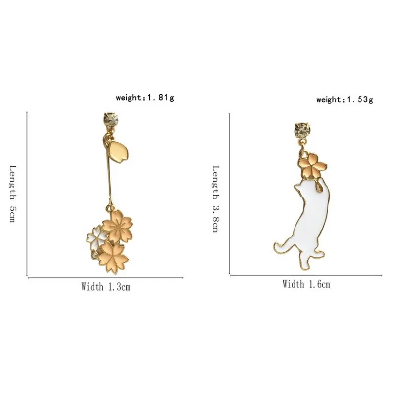 Chinese Style Folding Fan Crane Carp Lotus Asymmetrical Long Tassel Dangle National Style Earrings for Women Jewelry Gift