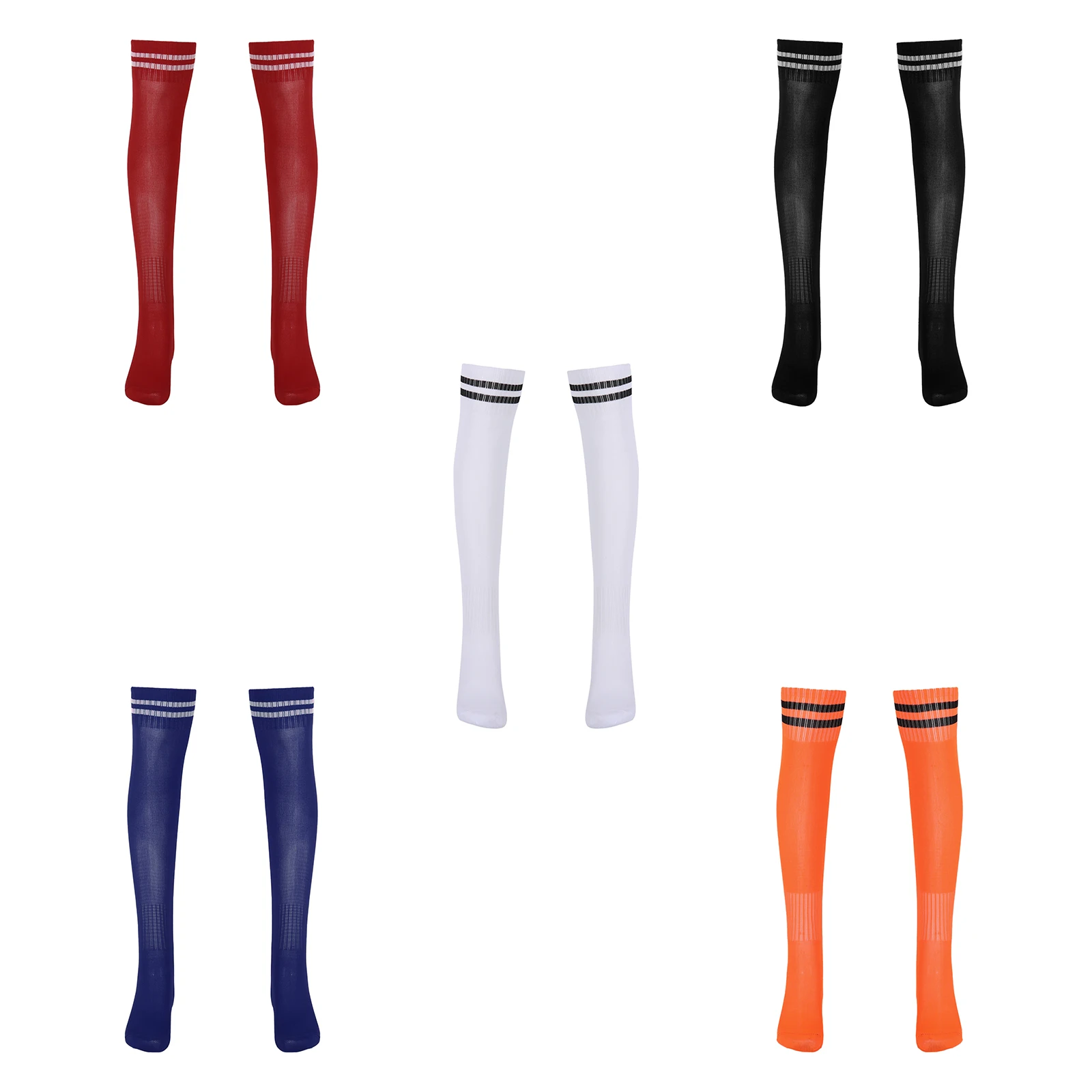 Chaussettes unisexes pour hommes, chaussettes de Sport à rayures, confortables, en coton, longues, décontractées, Harajuku, Hip Hop, équipe de Skateboard