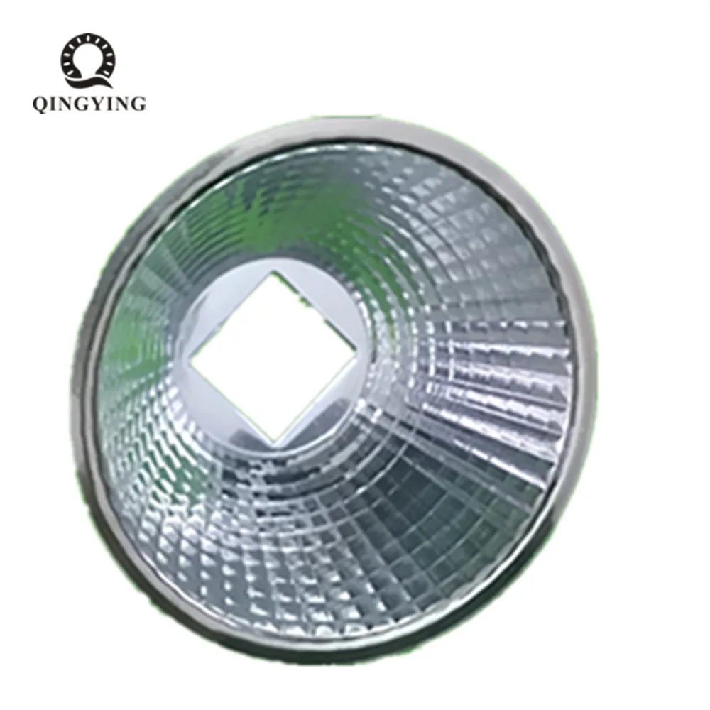 95mmX48mm Diameter Aluminum Led Lamp Reflector Cup Bowl Case For 20W - 100W 25X25MM High Power Led Emitter Spotlight