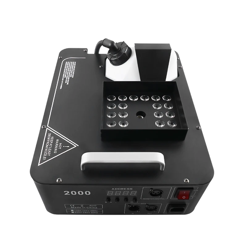 High Power Dmx Led Fog Machine Dj Stage Rookmachine 24X3W Professionele Fogger Voor Disco Music Party bruiloft