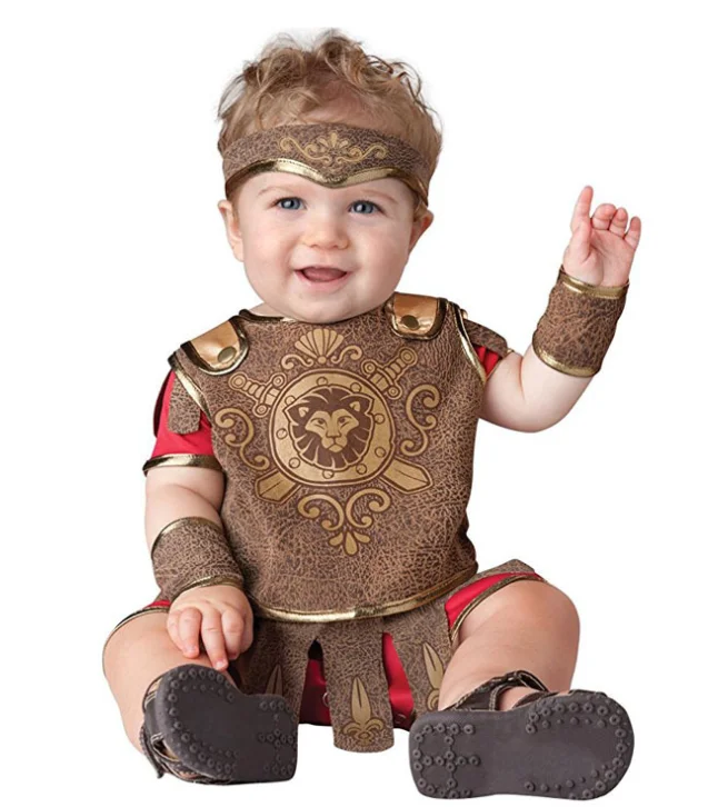 Wonder Giardino Infantile Del Bambino Dei Bambini Del Gladiatori di Halloween Cosplay Costumi Di Natale Purim Vacanza Tuta