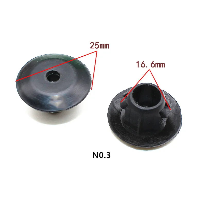 Car Bottom Side Skirt Floor Round Hole Plug Cap For Toyota Corolla LEVIN Prado Land Cruiser Plastic Fasteners Clip