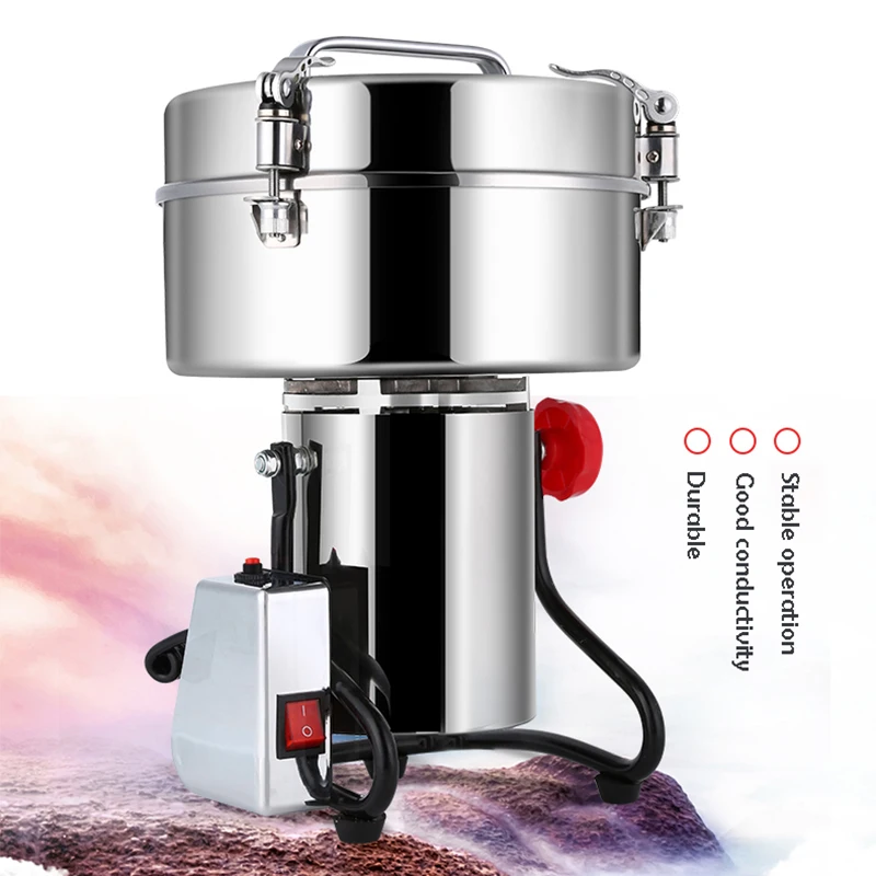 4500G Chinese Medicine Grains Grinder Commercial High Capacity Ultra-Fine Powder Crusher for Spice Pepper Coffee Corn