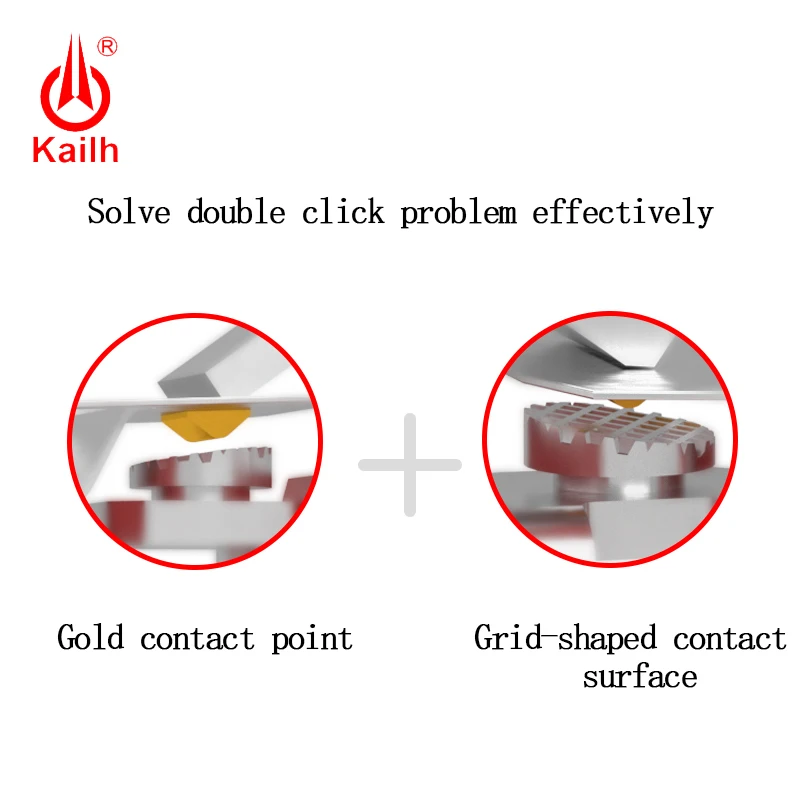 8pcs Kailh Red Micro Switch 60M Life Gaming Mouse Micro Switch 3 Pin red dot used on Computer Mice Left Right Button GM4.0