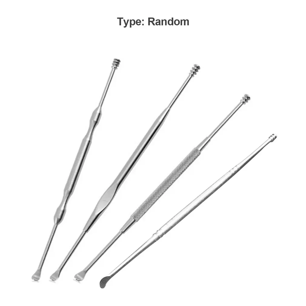 Dig Ear Curette Tools Portable Double-side Spiral Earpick Digging Earpick Cleaner Tool Ear Spoon Ear Cleaning Tool