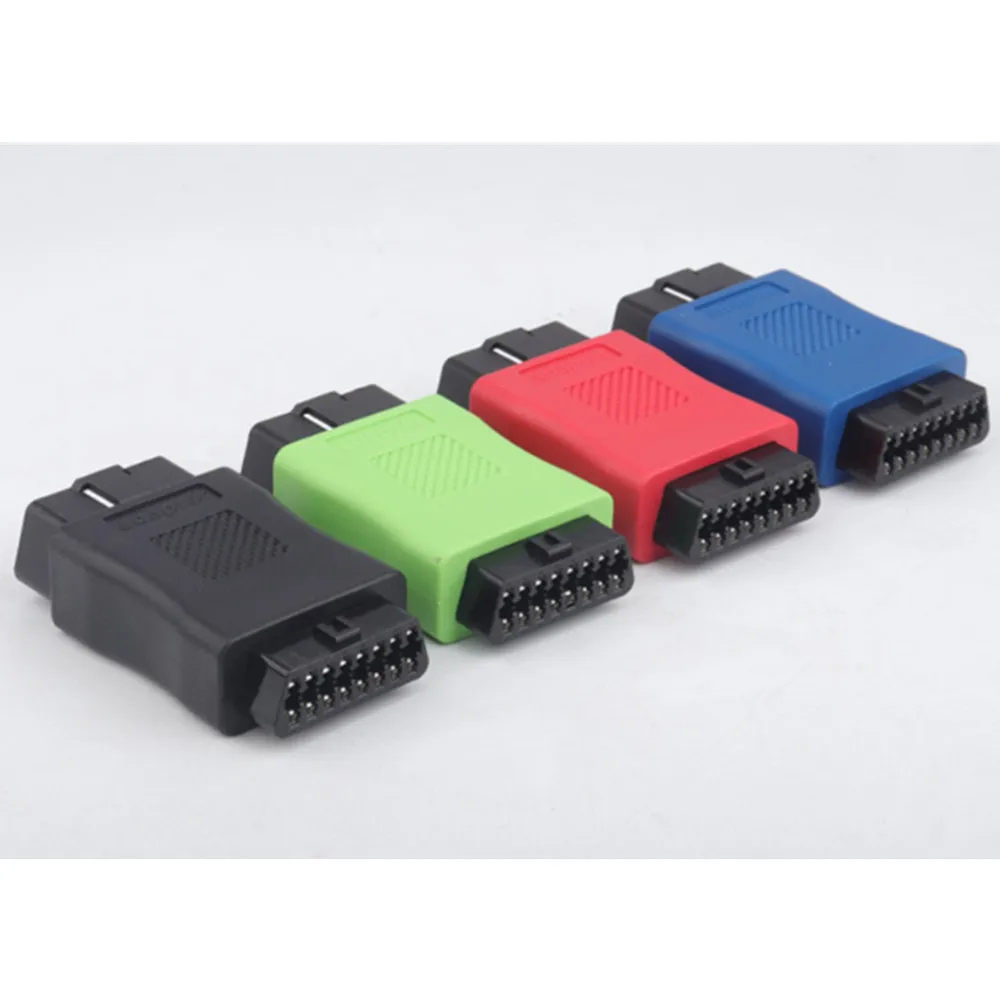 High Quality Car Tester Plug Trip Computer OBD2 Color Extension Cord 16P Full Power Adapter 12V 24V Wear Resistance