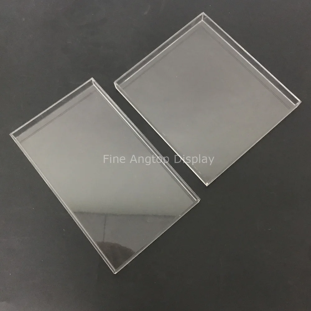 Two styles selection acrylic jewelry tray DIY beads organizer boxes small display storage tray container