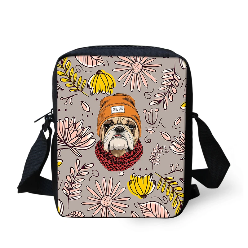 

Cute French Bulldog Casual Cross Body Bag Brand Original Animal Messenger Bag For Girl Ladies Spain Women Design Bolsos Mujer