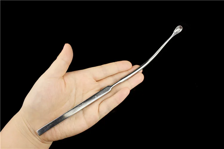 JZ أدوات تقويم العظام الطبية الدماغ كوريت الأنسجة الغازية مرنة كوريت لينة حادة إطالة Meninges ملعقة العصب