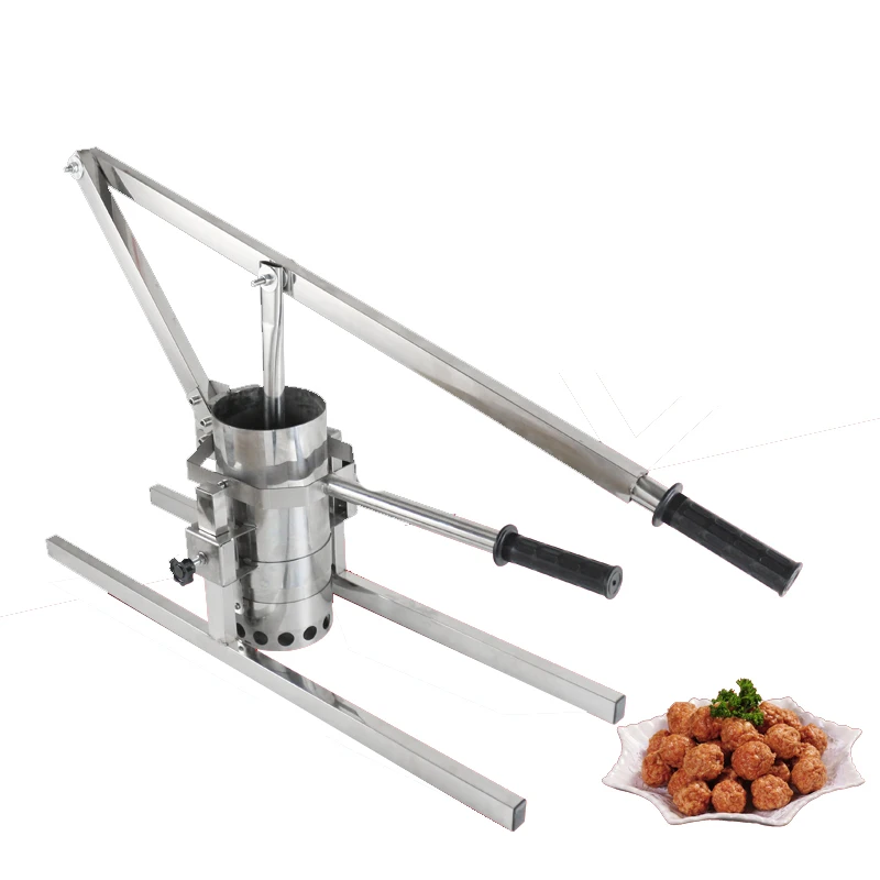 Handleiding Gehaktbal Vormen Making Machine Roestvrij Staal Vlees Bal Maker Voor Commerciële Thuis