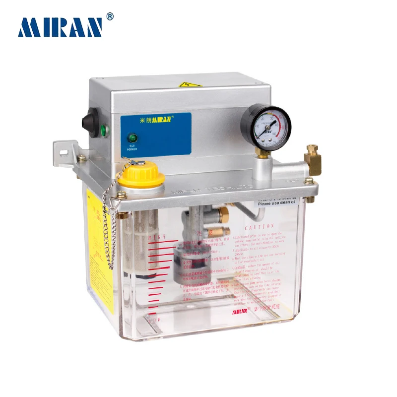 Miran 3L Lubricating Oil Pump MR-2202-300XA Auto Lubricator for Injection Machine Controlled By PLC Electric Lubrication Pump