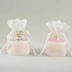 6-24 Pcs New Butterfly Lace Bags 10x14cm Lub Yarn Drawstring Bag Screative Bundle Pocket Wedding Party Decor Gift Pouches