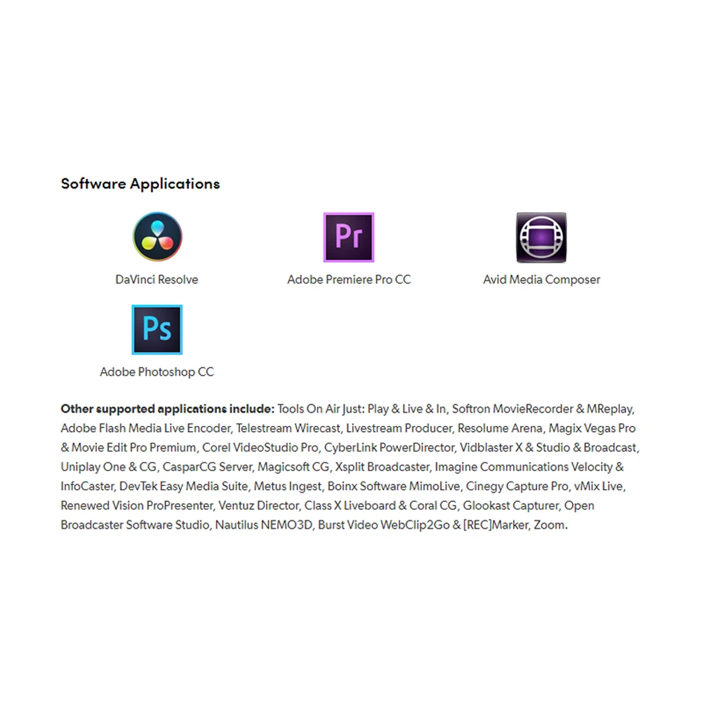 بلاكماجيك ديزاين BMD Decklink مسجل صغير 4k PCIe بطاقة تشغيل للكاميرا كاميرا استوديو DIT التحرير