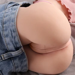 Adult Sex Doll Toys for Male Sexshop Vagina Anal Men Pussy Ass Double Channels Sex Toys Silicone Ass Realistic Vagina Anal