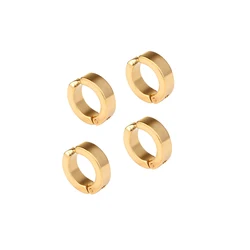Trafalgar Law cosplay stainless steel earrings (no pierced earrings) stainless steel One piece earring anime fans earrings