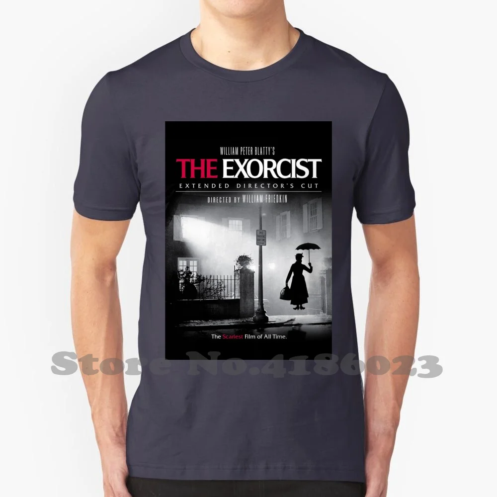 In The Exorcist 100% Cotton T-Shirt Movie Mashup Cool Maglietta Con Lesorcista With The Exorcist