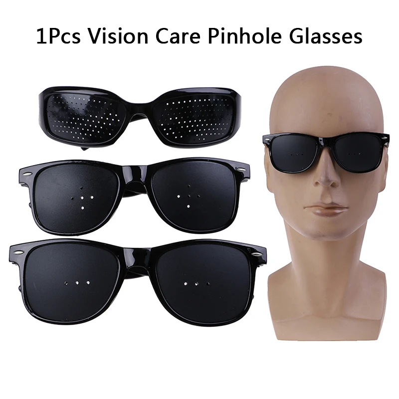 3Styles Plastic Natural Healing Cheap Unisex Vision Care Pin Hole Eyeglasses Glasses Eye Exercise Eyesight Improve