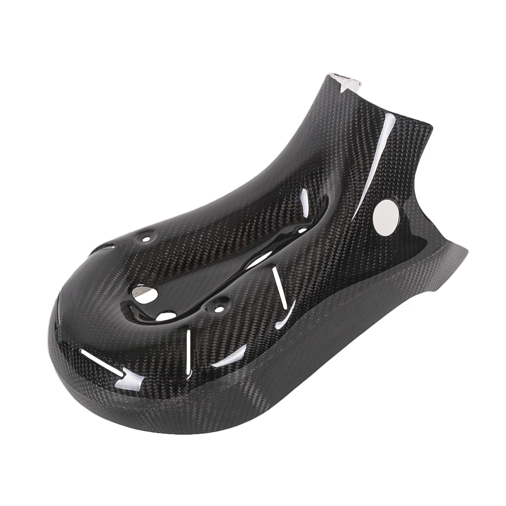 

New 100% Real Carbon Fiber Motorcycle Exhaust Cover Protective Decoration Cover Fairing For Ducati 899 1199 Panigale Accessories