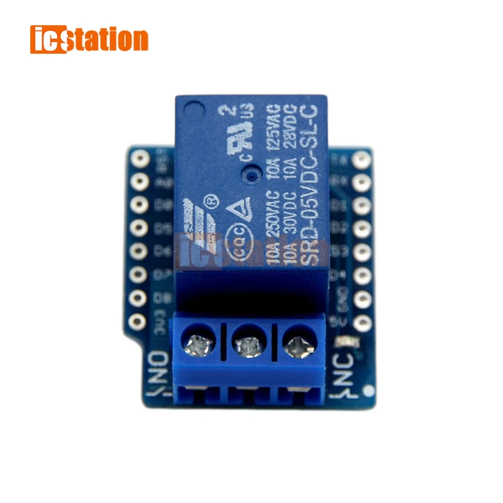 وحدة التتابع ل D1 MINI 5 فولت ارتفاع مستوى الزناد واحد 1 قناة وحدة التتابع واجهة المجلس درع ل D1 MINI