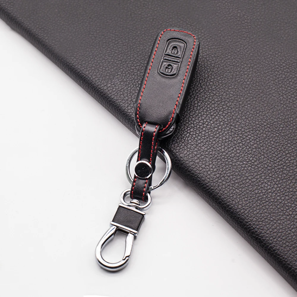 Hot Sale Soft Texture Leather Car Key Cover For Honda N BOX / N WGN / N ONE 2012-2017 Key Holder Case